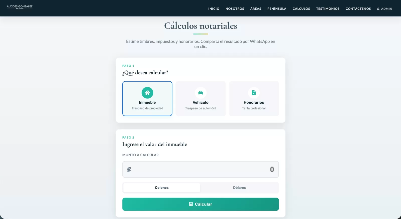 El Abogado de la Península — Screenshot