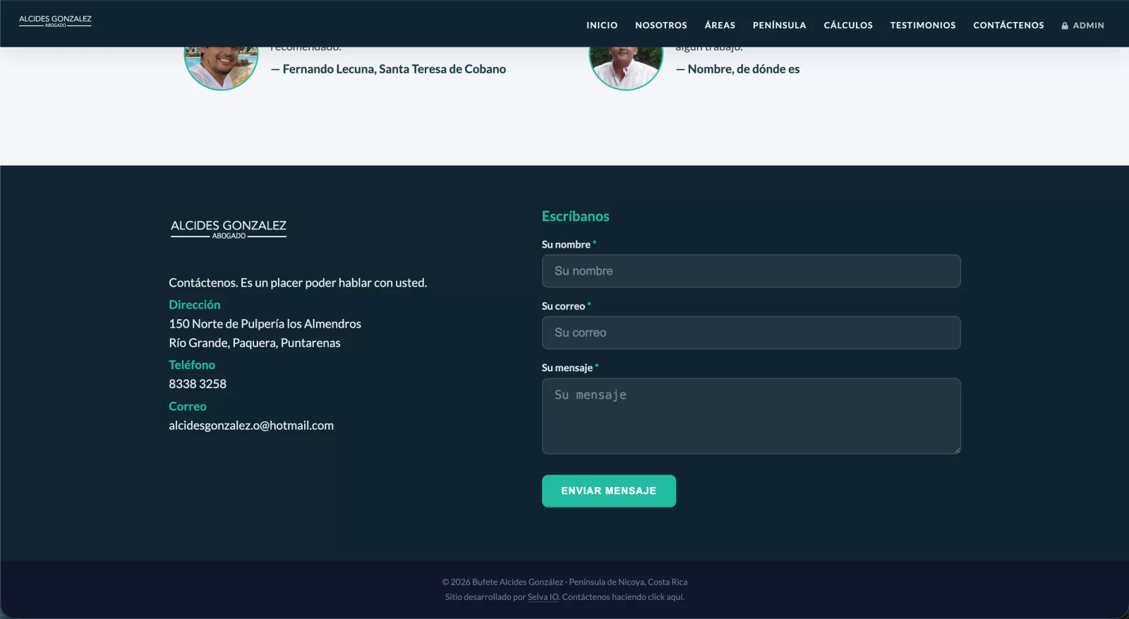 El Abogado de la Península — Screenshot