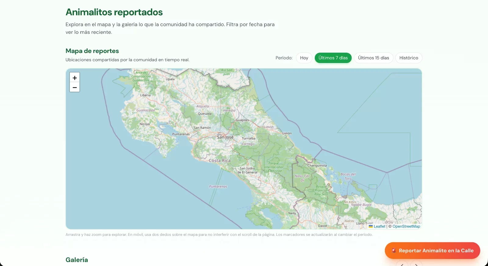 AdoptameCR — Screenshot